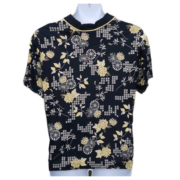 Tail Golf Polo Shirt Womens Size XXL Navy Blue Floral Tennis Pickleball NEW NWT - Picture 3 of 14